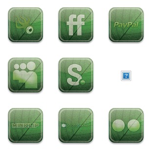 Eco-Green Icons Pack icon sets preview