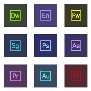 Adobe Family icon sets preview