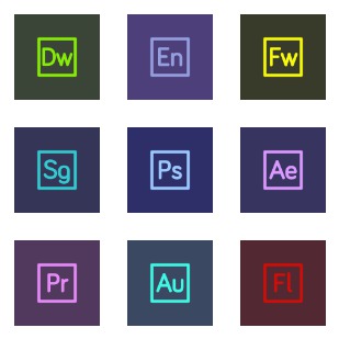 Adobe Family icon sets preview