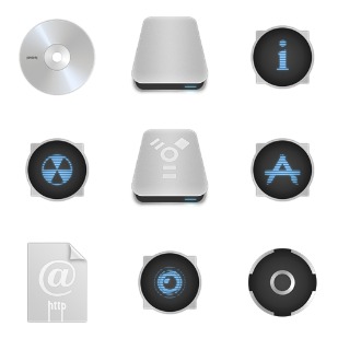 High Tech Rave Up icon sets preview