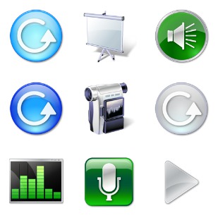 Vista Multimedia icon sets preview