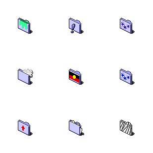 The Folder Collection icon sets preview