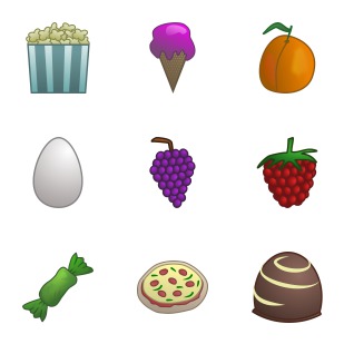 Food icon sets preview