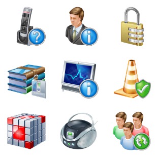 Windows 7 Toolbar Full icon sets preview
