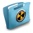 folder, burn icon