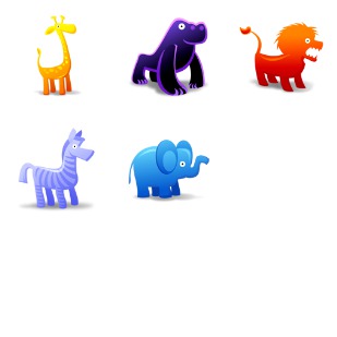 Cloth Dolls icon sets preview