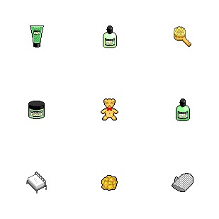 Bath Time icon sets preview