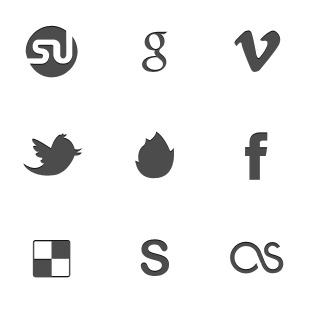 Social Media icon sets preview