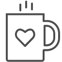 mug, warm, hot, coffee, valent, cup, drink, valentine icon