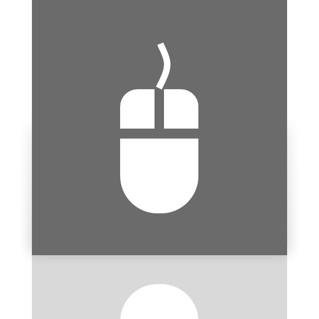 mouse, mirror, options icon