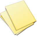 document, file, yellow, paper icon