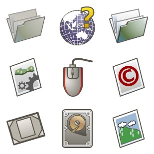BlankOn icon sets preview