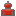 Bot, Plain, Red icon