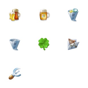 Beer icon sets preview