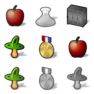 Education icon sets preview