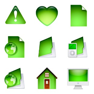 Green Ville 2 icon sets preview