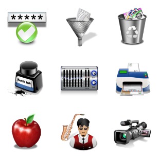X Mac icon sets preview
