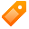 tag orange icon
