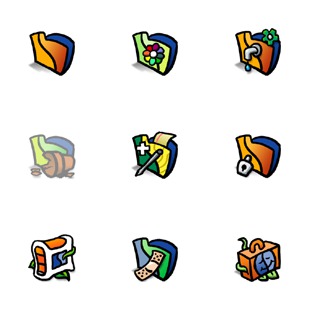 Macintosh Garden icon sets preview