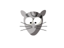 cat, wild, cartoon, animal, face, pet icon