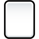 empty, file, blank, document, paper icon
