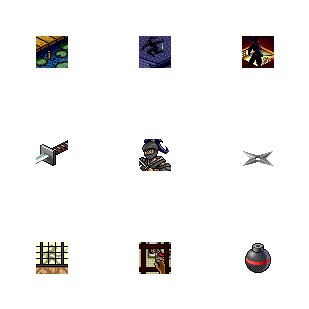 Ninja Girl icon sets preview