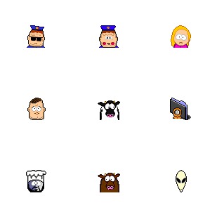 Southpark icon sets preview