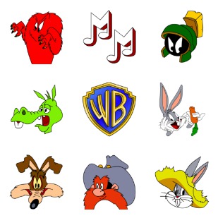 Looney Tunes icon sets preview