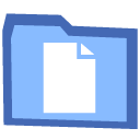document, paper, folder, file icon