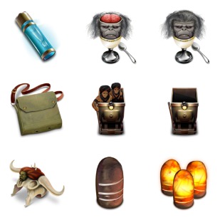 Indiana Jones and the Temple of Doom icon sets preview