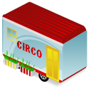 circus trailer icon