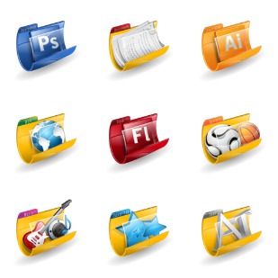 Folder icon sets preview