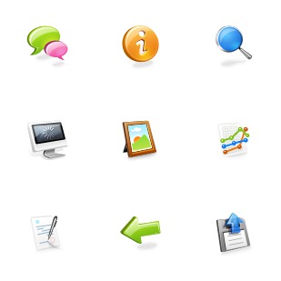 Web Application icon sets preview