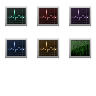 Activity Monitor icon sets preview