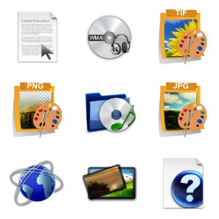 Deepblue icon sets preview
