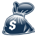 bag, money icon