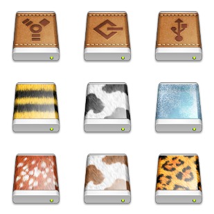 Xtra Drives icon sets preview