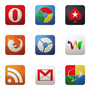 Flurry for the web icon sets preview