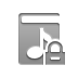 lock, library, music icon