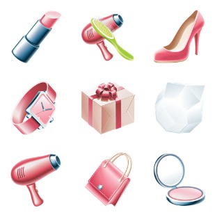 Sweet Dolls icon sets preview