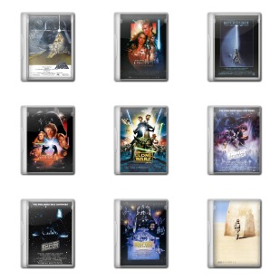 Star Wars DVD icon sets preview