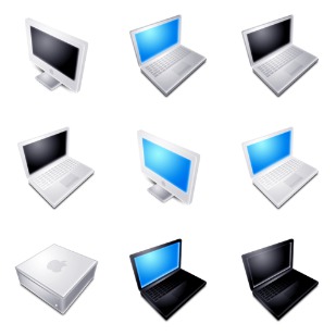 Blend Apple Hardware icon sets preview