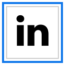 media, social, logo, linkedin icon