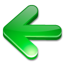 green, arrow icon