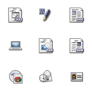 SmoothGNOME icon sets preview
