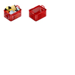 Basket icon sets preview