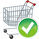 shopping cart accept icon