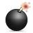 explosive, bomb icon