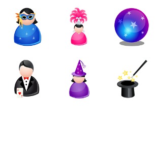 Magic People icon sets preview