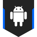 social, logo, android, media icon
